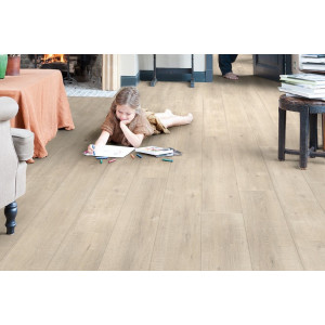 Ламинат Quick-Step Impressive Ultra Дуб бежевый распиленный, 32 класс, фаска 4v, влагостойкий, 12*190*1380 мм